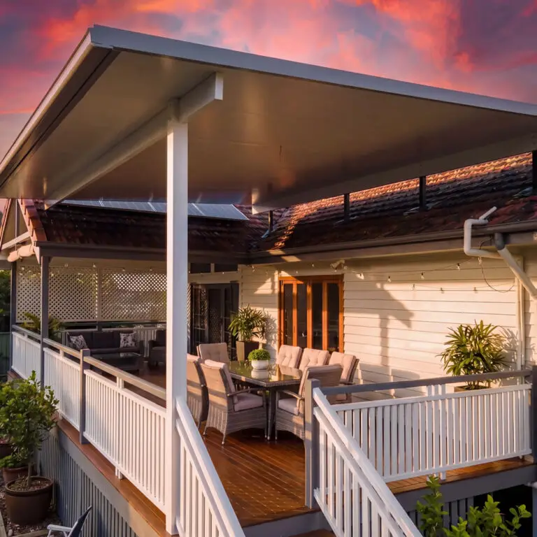 All Patios & Carports rear patio on queenslander